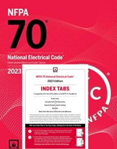 National Electrical Code 2023 with Index tab NFPA